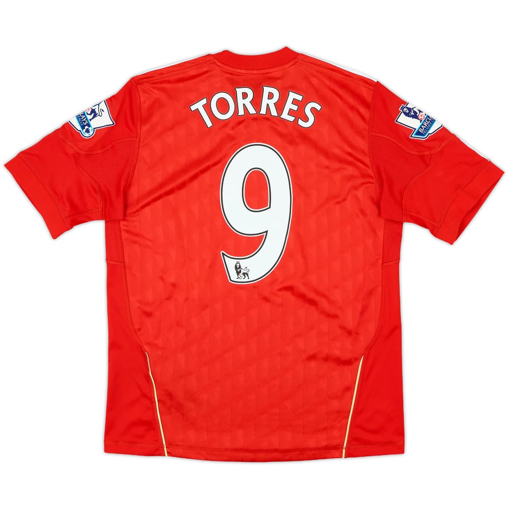 2010-12 Liverpool Home Shirt Torres #9 - 8/10 - (L.Boys)