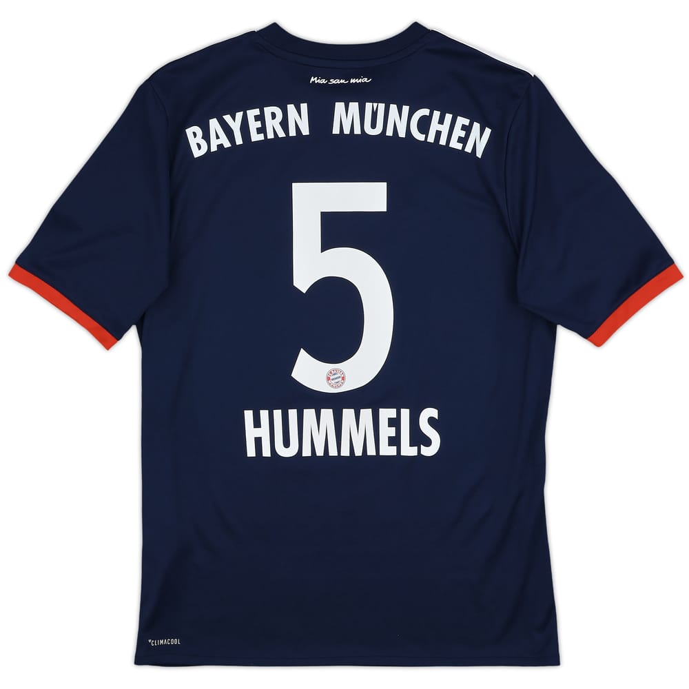 2017-18 Bayern Munich Away Shirt Hummels #5 - 7/10 - (XL.Boys)