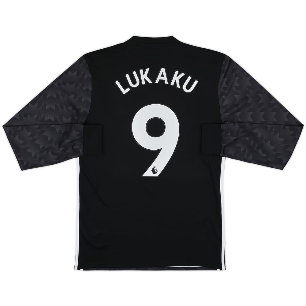 2017-18 Manchester United Away L/S Shirt Lukaku #9 - 8/10 - (S)