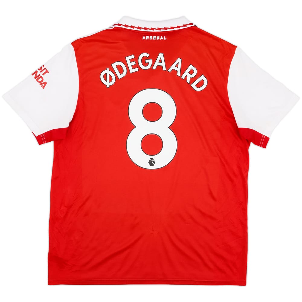 2022-23 Arsenal Home Shirt Odegaard #8 - 8/10 - (XL)