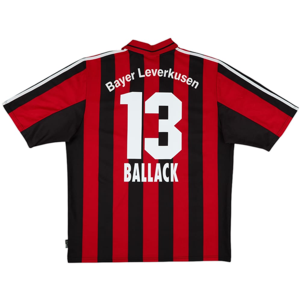 2000-01 Bayer Leverkusen Home Shirt Ballack #13 - 8/10 - (XL)
