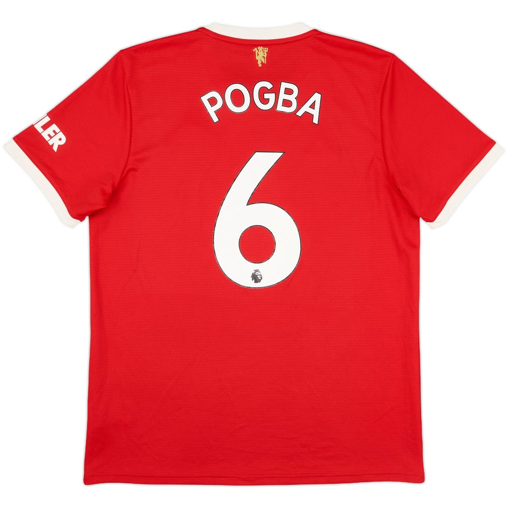 2021-22 Manchester United Home Shirt Pogba #6 - 7/10 - (L)