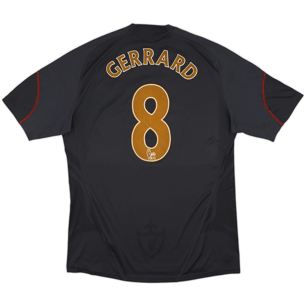2009-10 Liverpool Away Shirt Gerrard #8 - 8/10 - (XL)