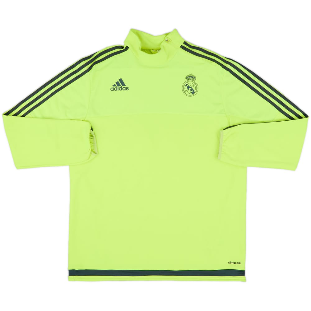 2015-16 Real Madrid adidas 1/4 Zip Drill Top - 8/10 - (L)