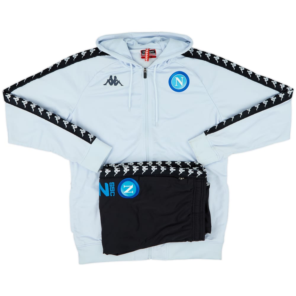 2018-19 Napoli Kappa Hooded Tracksuit - 8/10 - (XL)