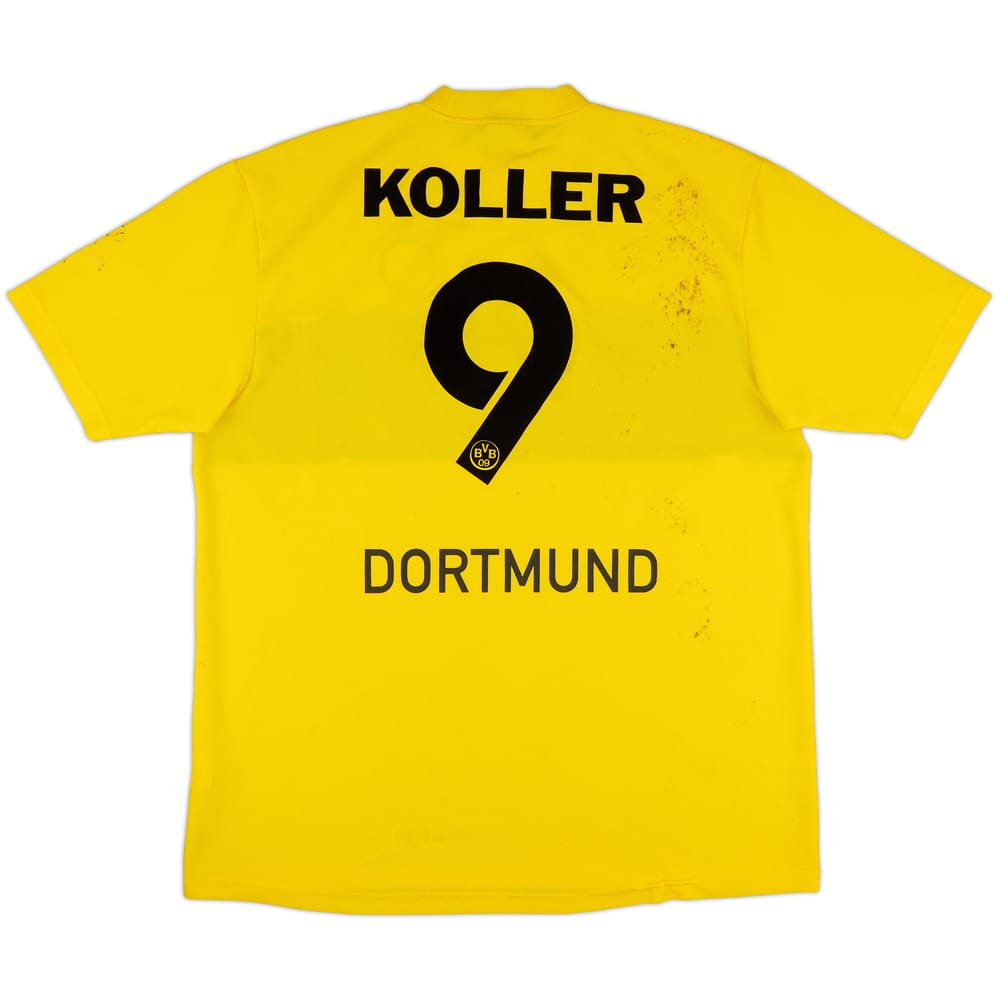 2002-03 Borussia Dortmund Signed Home Shirt Koller #9 - 5/10 - (XXL)