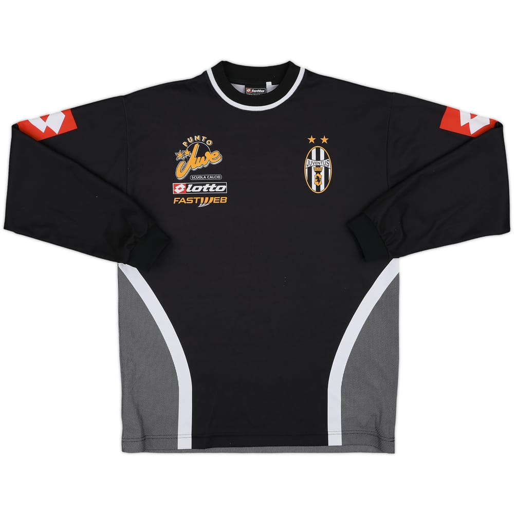 2001-02 Juventus 'Scuola Calcio' Lotto Training L/S Shirt - 8/10 - (M)