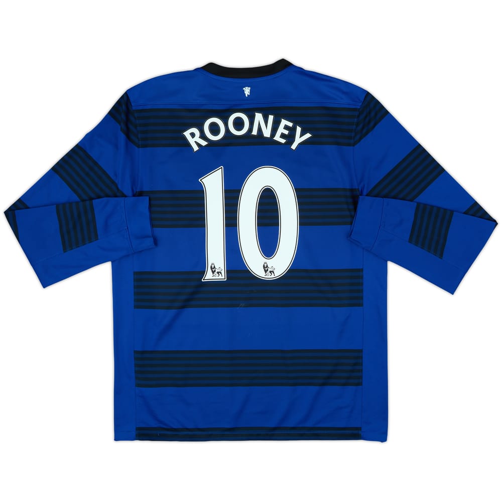 2011-13 Manchester United Away L/S Shirt Rooney #10 - 6/10 - (L)