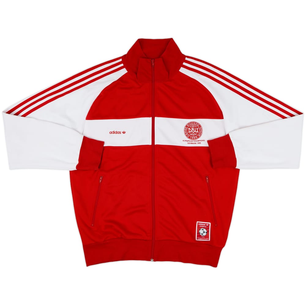 2007-08 Denmark adidas Originals Retro 1990s Track Jacket - 8/10 - (XL)