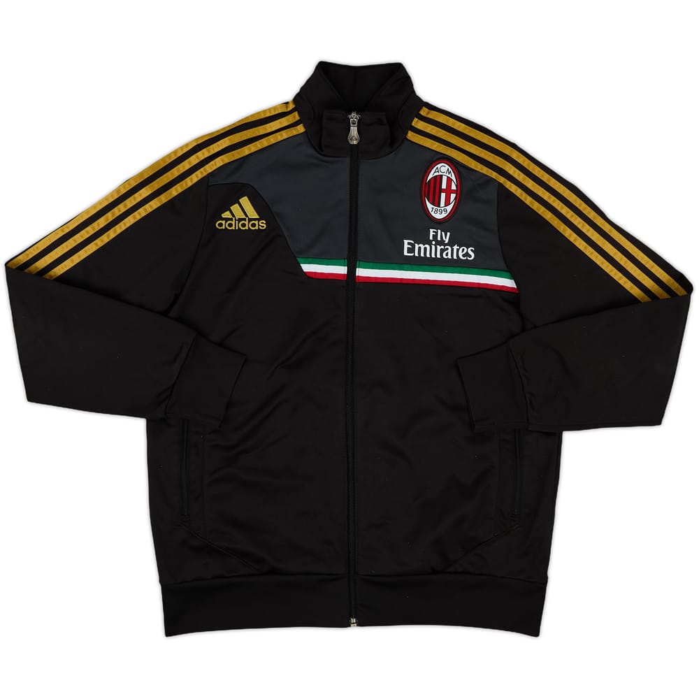 2012-13 AC Milan adidas Track Jacket - 8/10 - (L.Boys)
