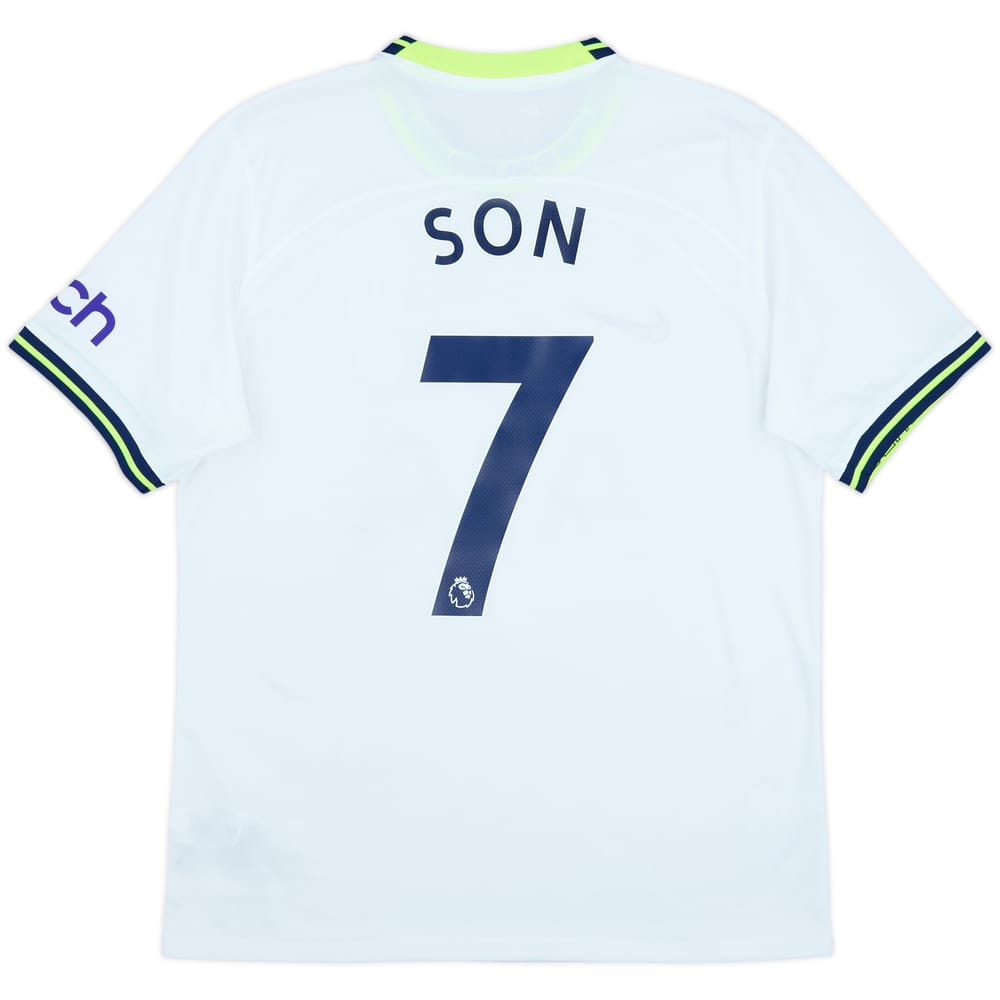 2022-23 Tottenham Home Shirt Son #7 - 8/10 - (M)