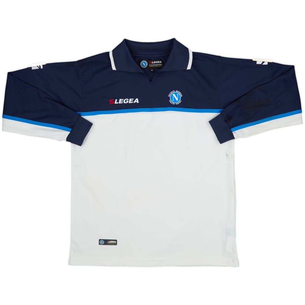 2003-04 Napoli Legea Polo L/S Shirt - 5/10 - (M)