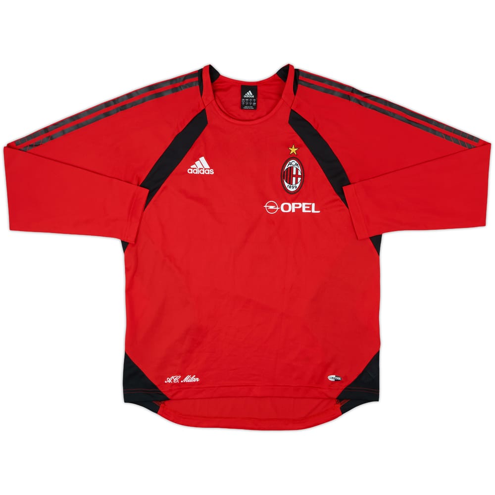 2005-06 AC Milan adidas Training L/S Shirt - 8/10 - (M)