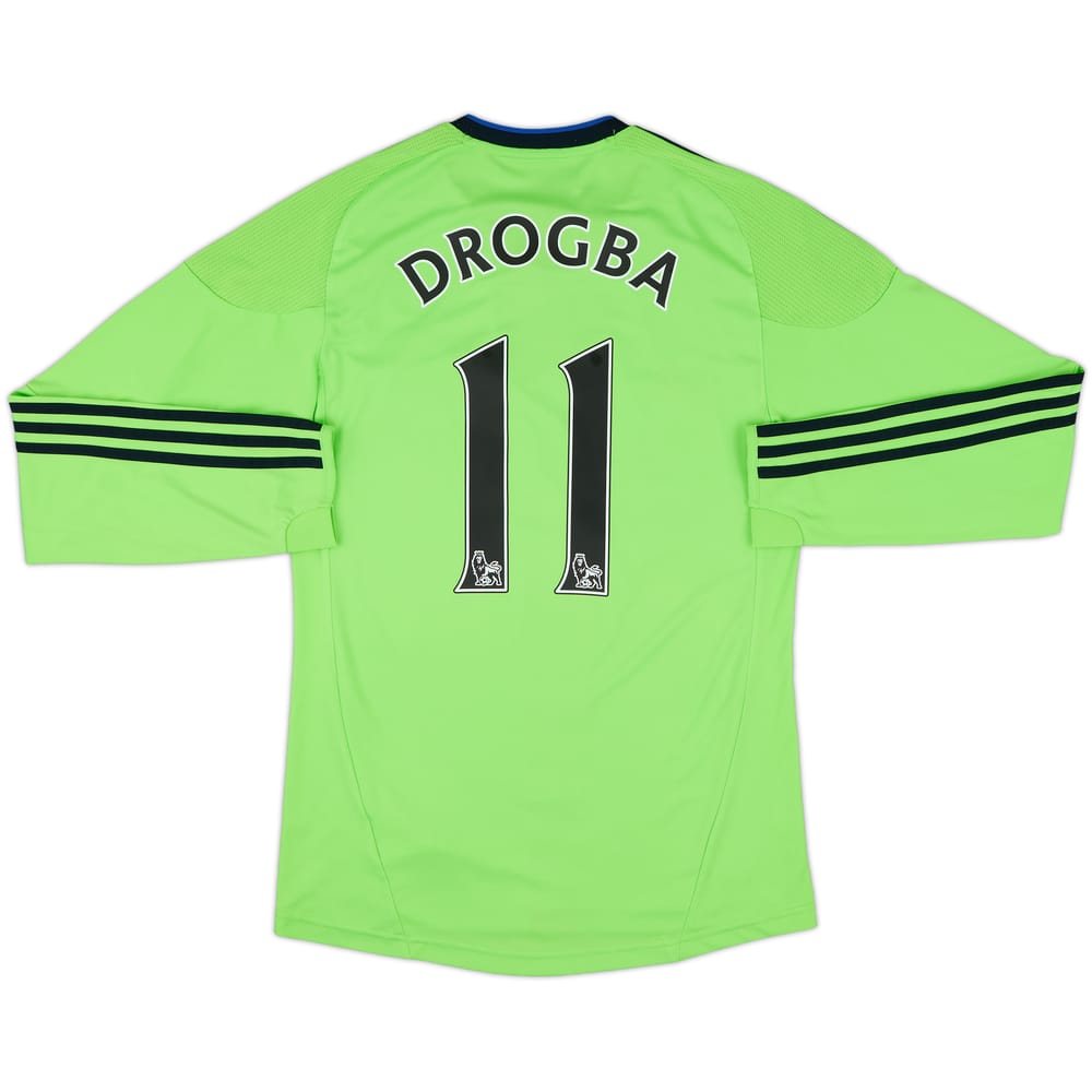 2010-11 Chelsea Third L/S Shirt Drogba #11 - 7/10 - (S)