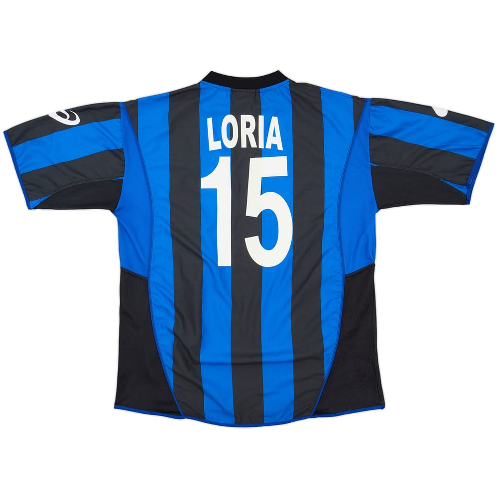2005-06 Atalanta Home Shirt Loria #15 - 8/10 - (XXL)