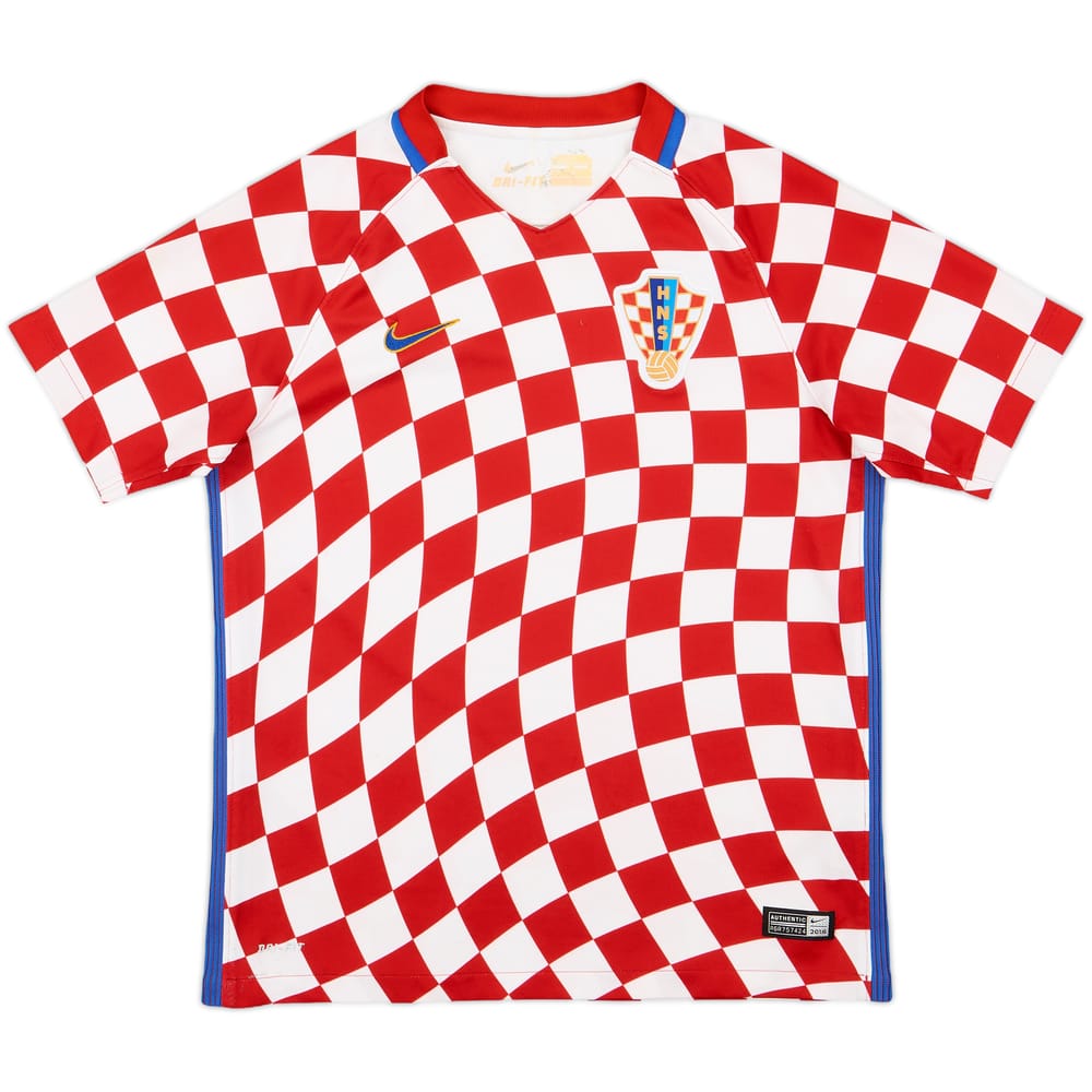 2016-18 Croatia Home Shirt - 7/10 - (L.Boys)