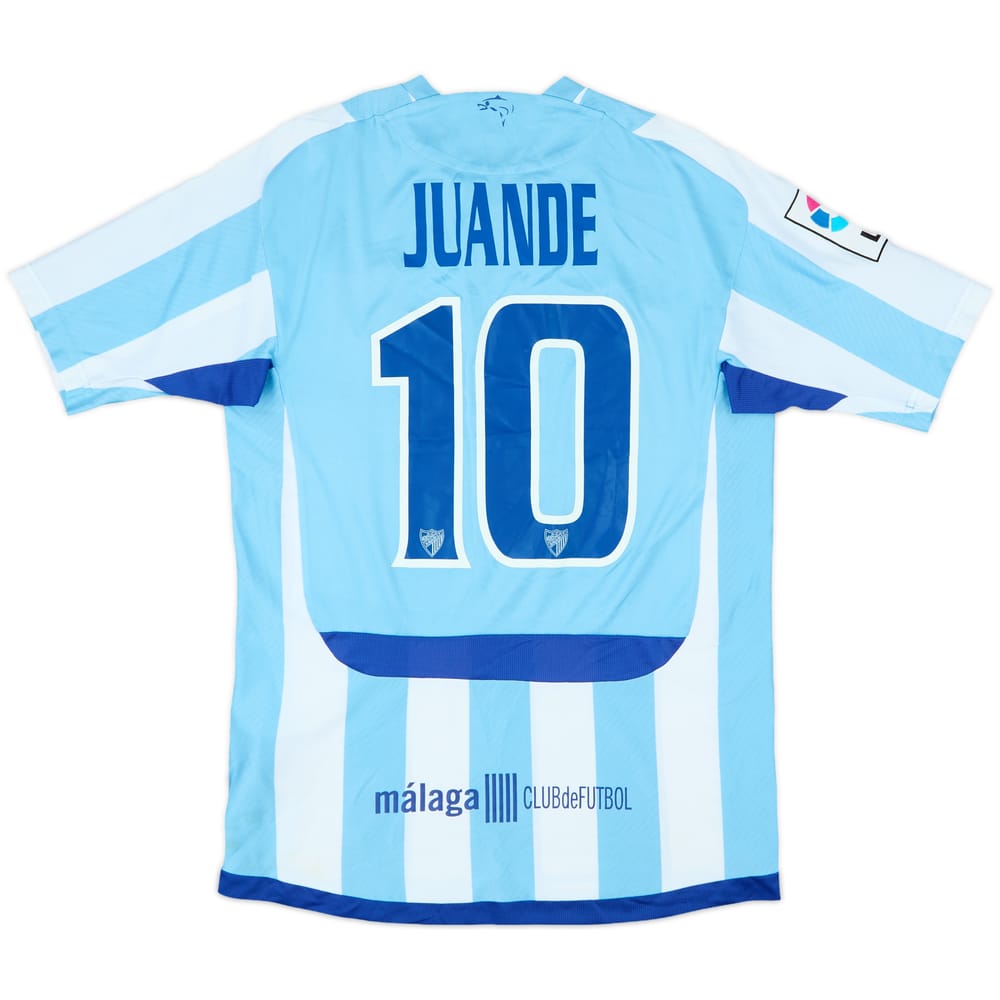 2009-10 Malaga Home Shirt Juande #10 - 9/10 - (M)