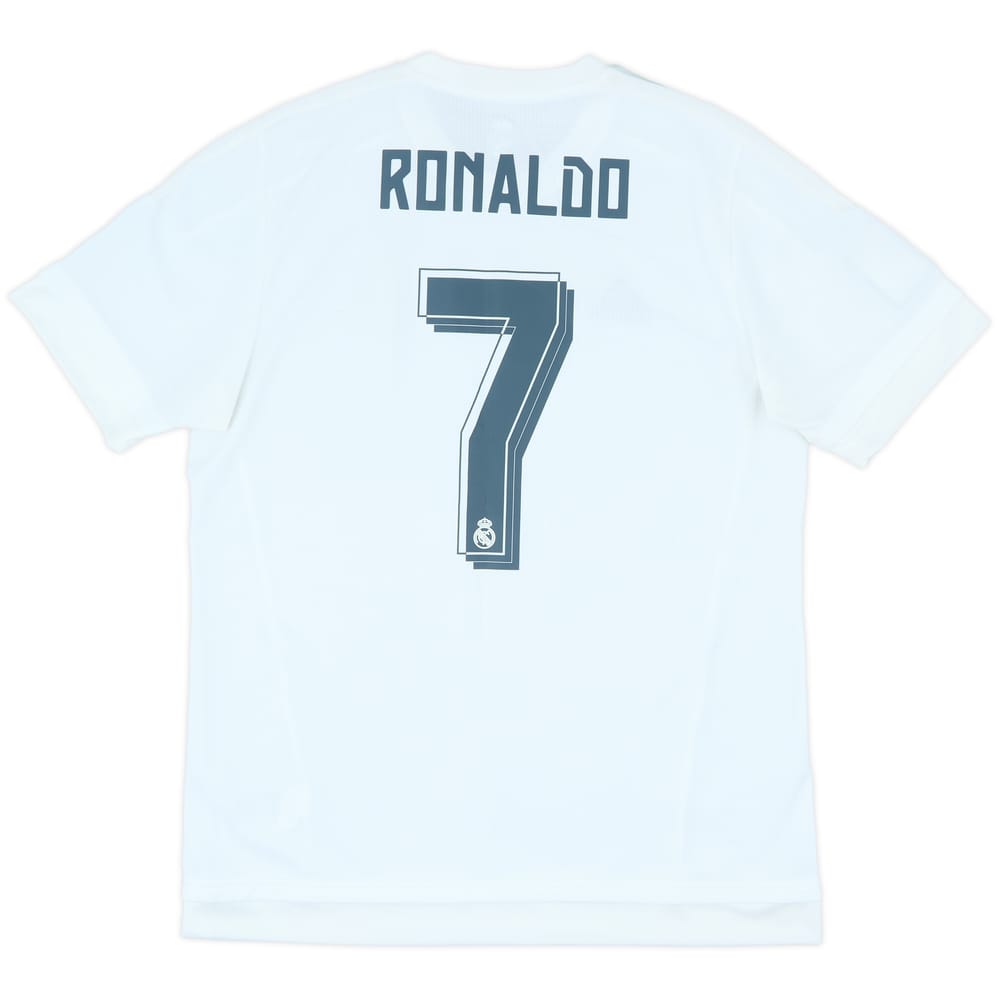 2015-16 Real Madrid Home Shirt Ronaldo #7 - 4/10 - (M)