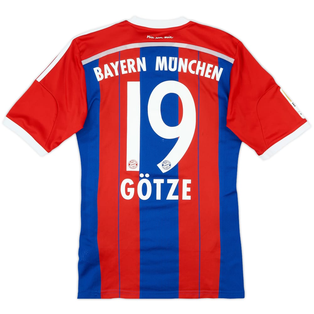 2014-15 Bayern Munich Home Shirt Gotze #19 - 9/10 - (S)