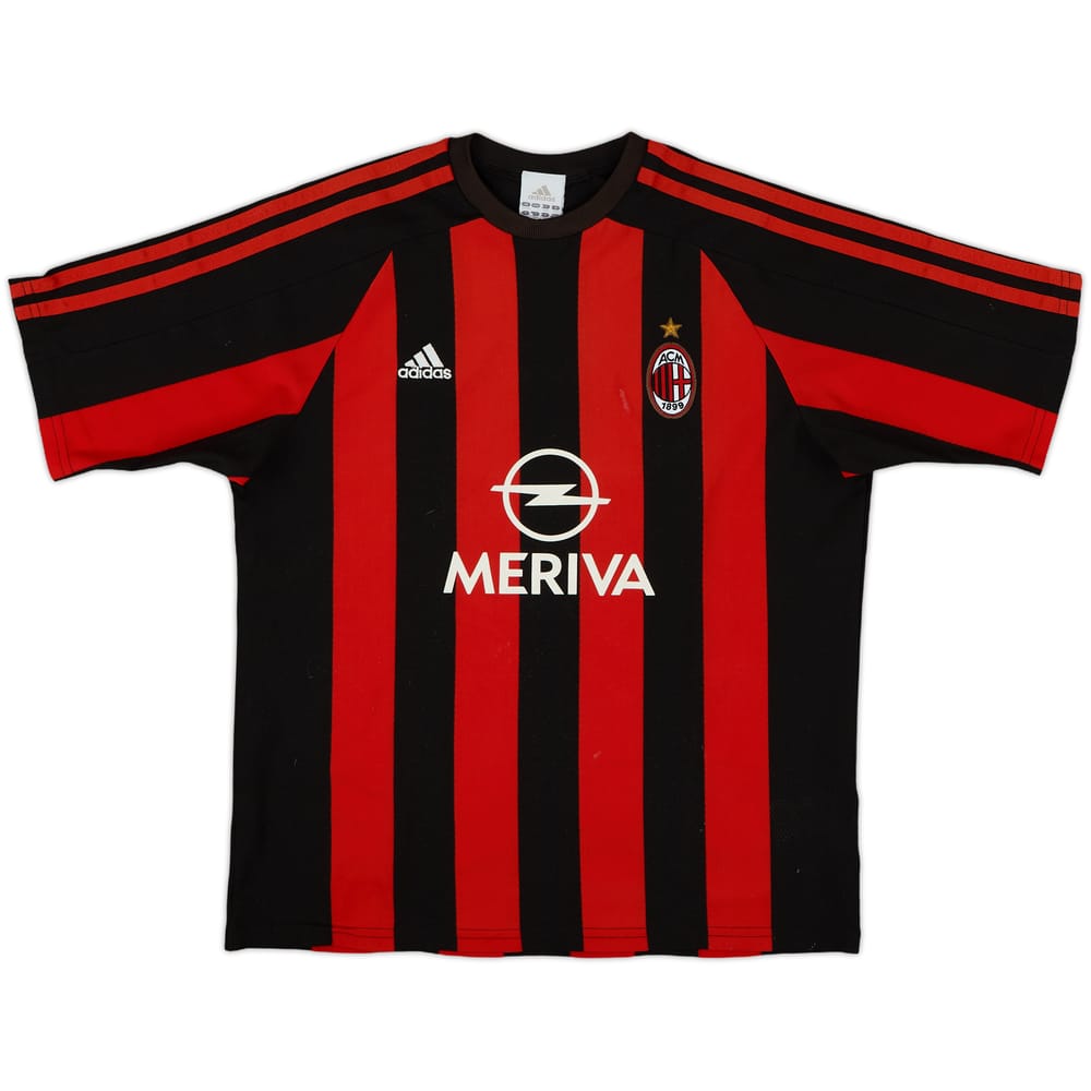 2003-04 AC Milan Home Shirt - 7/10 - (L.Boys)