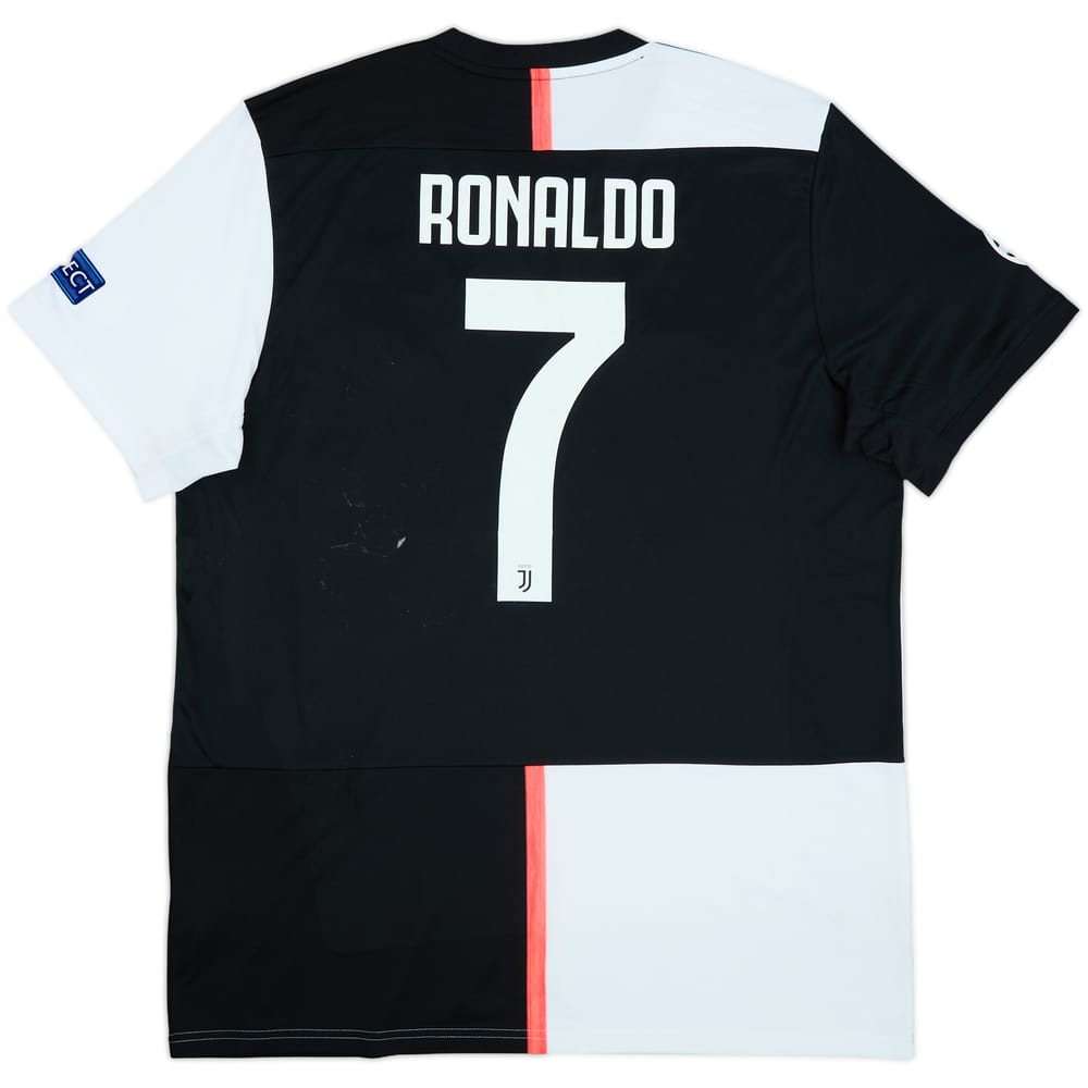 2019-20 Juventus Home Shirt Ronaldo #7 - 6/10 - (XL)
