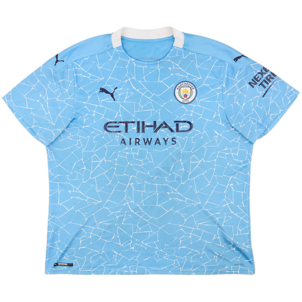 2020-21 Manchester City Home Shirt - 5/10 - (XXL)