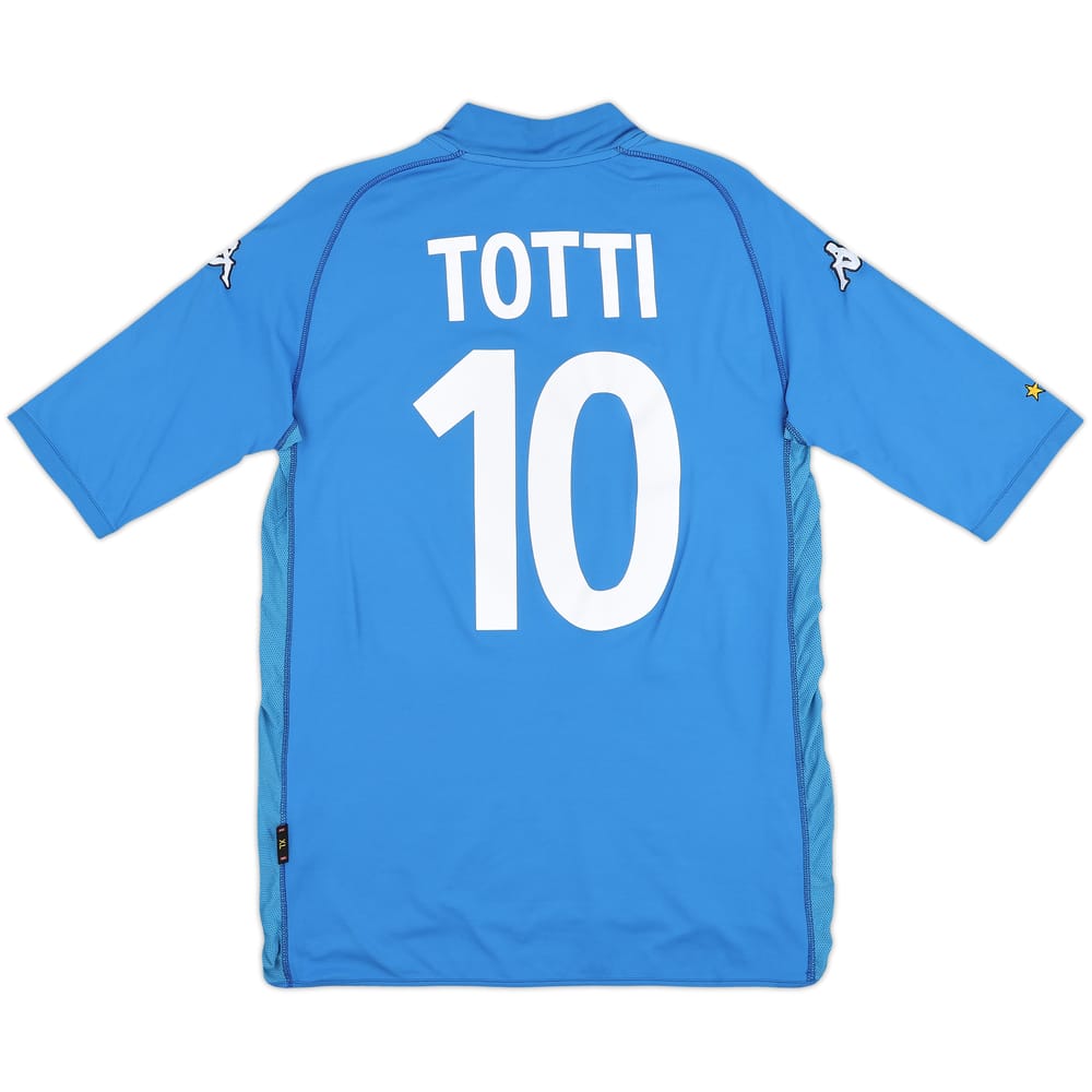 2002 Italy Home Shirt Totti #10 - 6/10 - (XL)