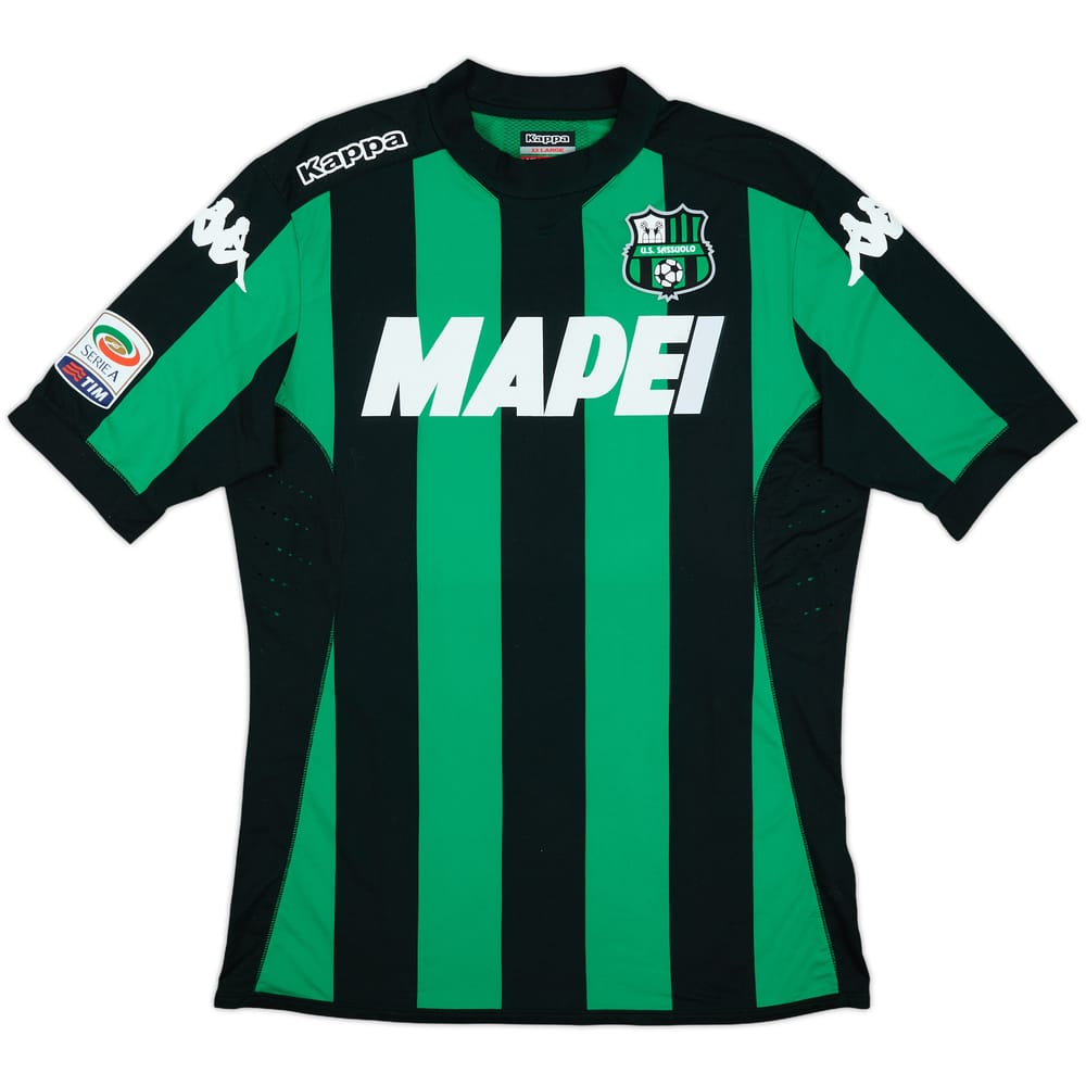 2016-17 Sassuolo Authentic Home Shirt - 7/10 - (XXL)
