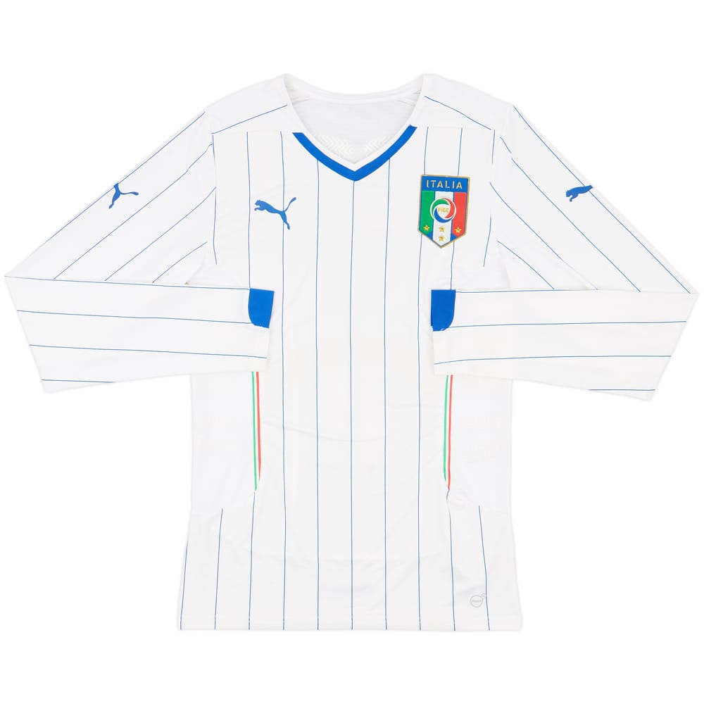 2014-15 Italy Player Issue ACTV Away L/S Shirt - 9/10 - (XL)