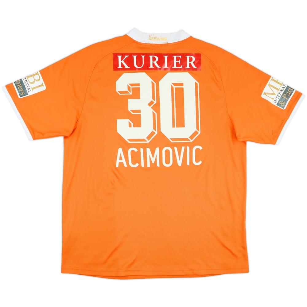 2008-10 Austria Wien Match Issue Signed Away Shirt Acimovic #30