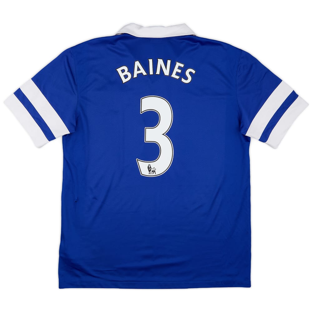 2013-14 Everton Home Shirt Baines #3
