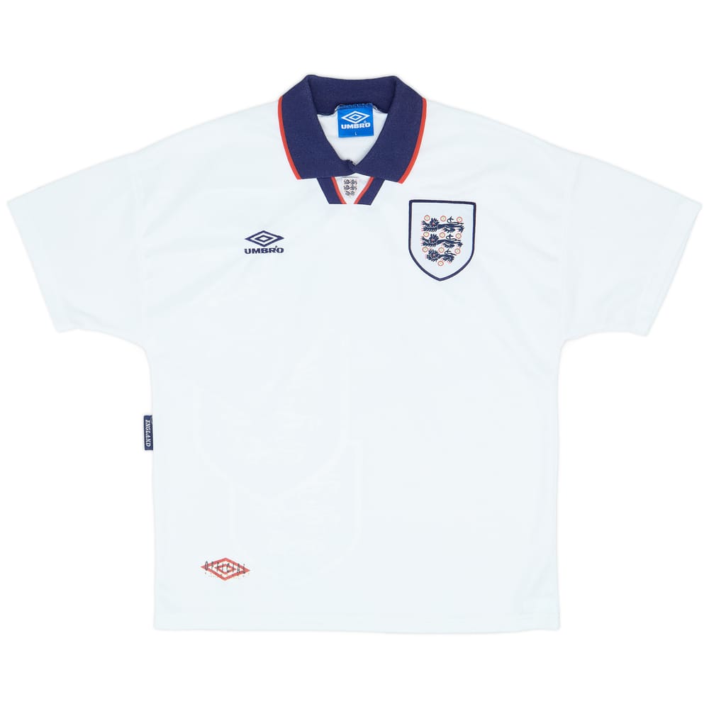 1993-95 England Home Shirt - 10/10 - (L)