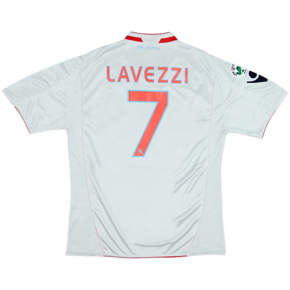 Camiseta de visitante del Napoli 2009-10 Lavezzi #7 - 7/10 - (XXL)