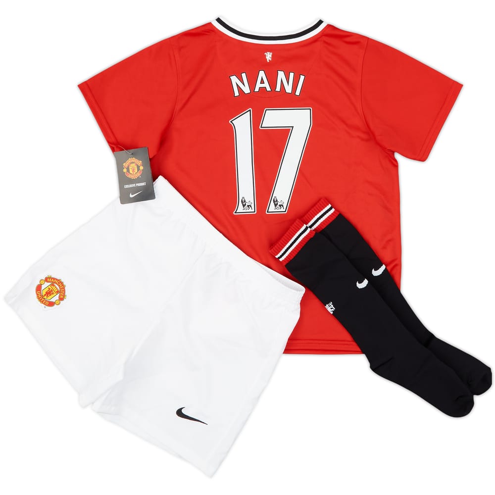 2011-12 Manchester United Home Full Kit Nani #17 (7-8 Years)