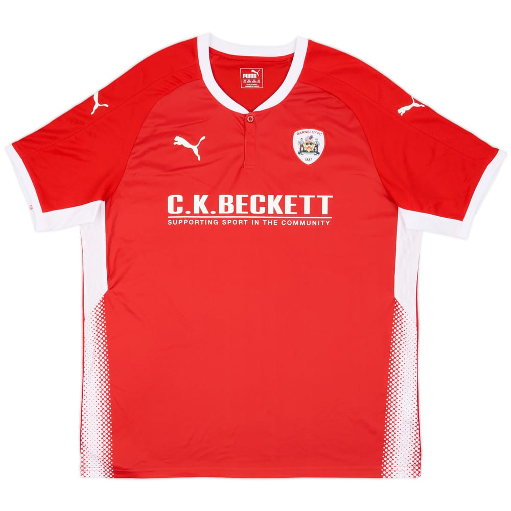2017-18 Barnsley Home Shirt - 9/10 - (XXL)