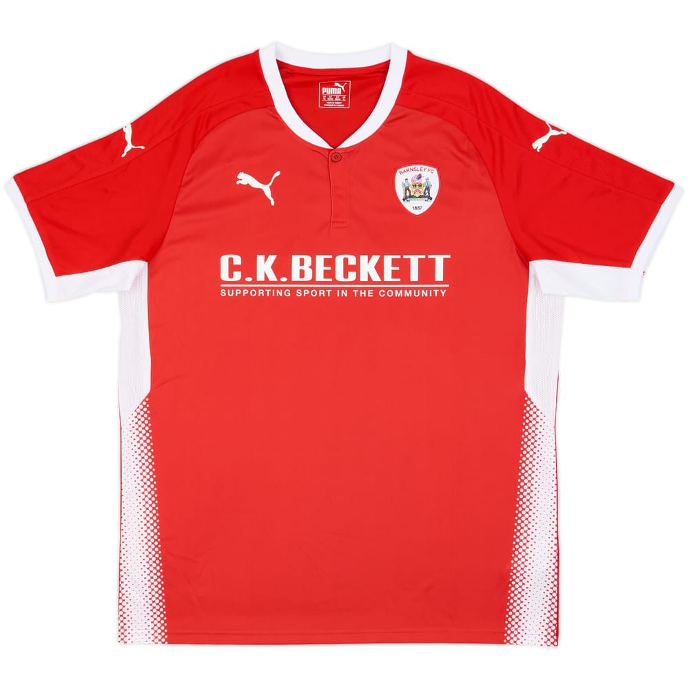 2017-18 Barnsley Home Shirt - 10/10 - (XL)