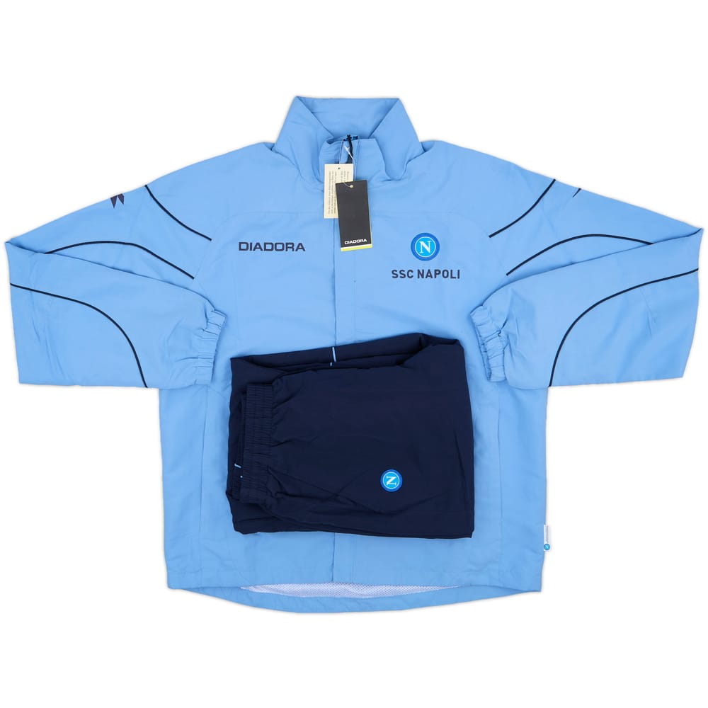 2007-08 Napoli Diadora Full Tracksuit (S)