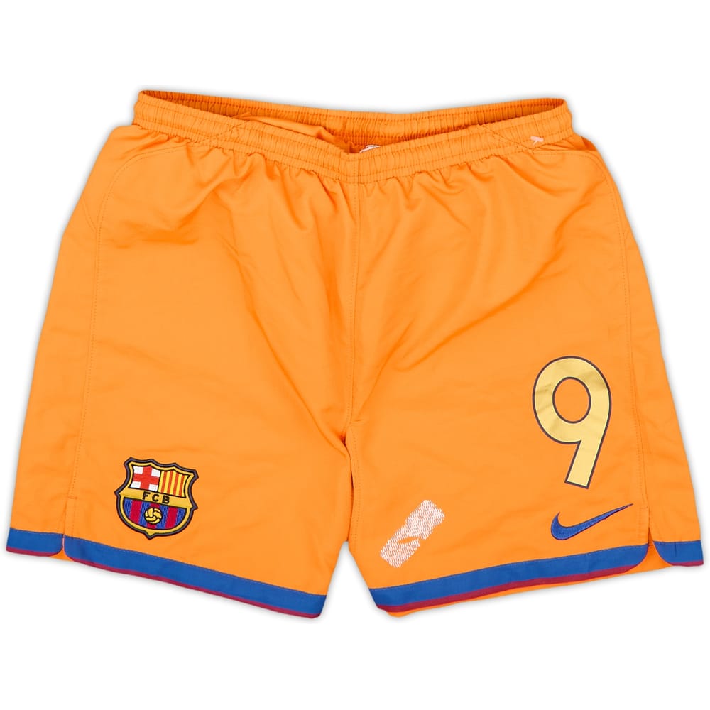 2006-07 Barcelona Away Shorts #9 - 4/10 - (10-12 Years)