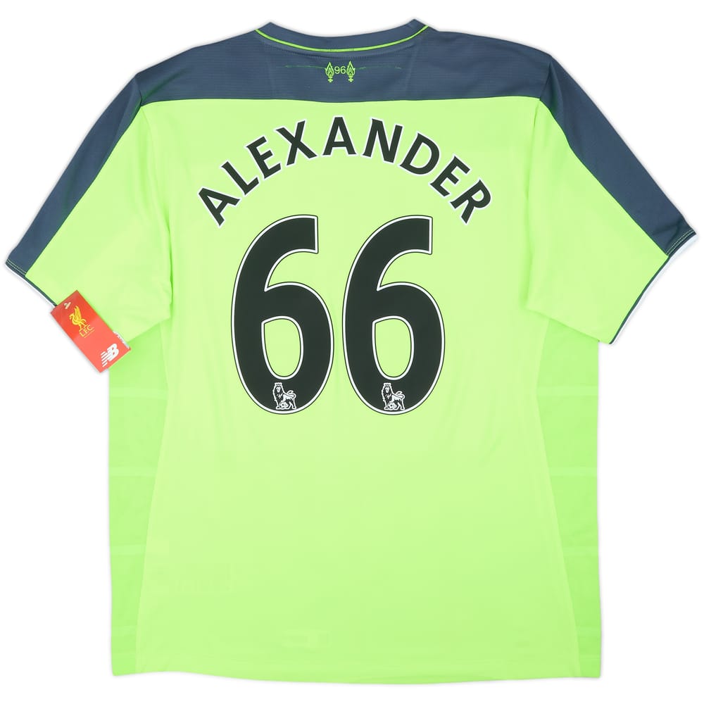 2016-17 Liverpool Third Shirt Alexander #66 (L)