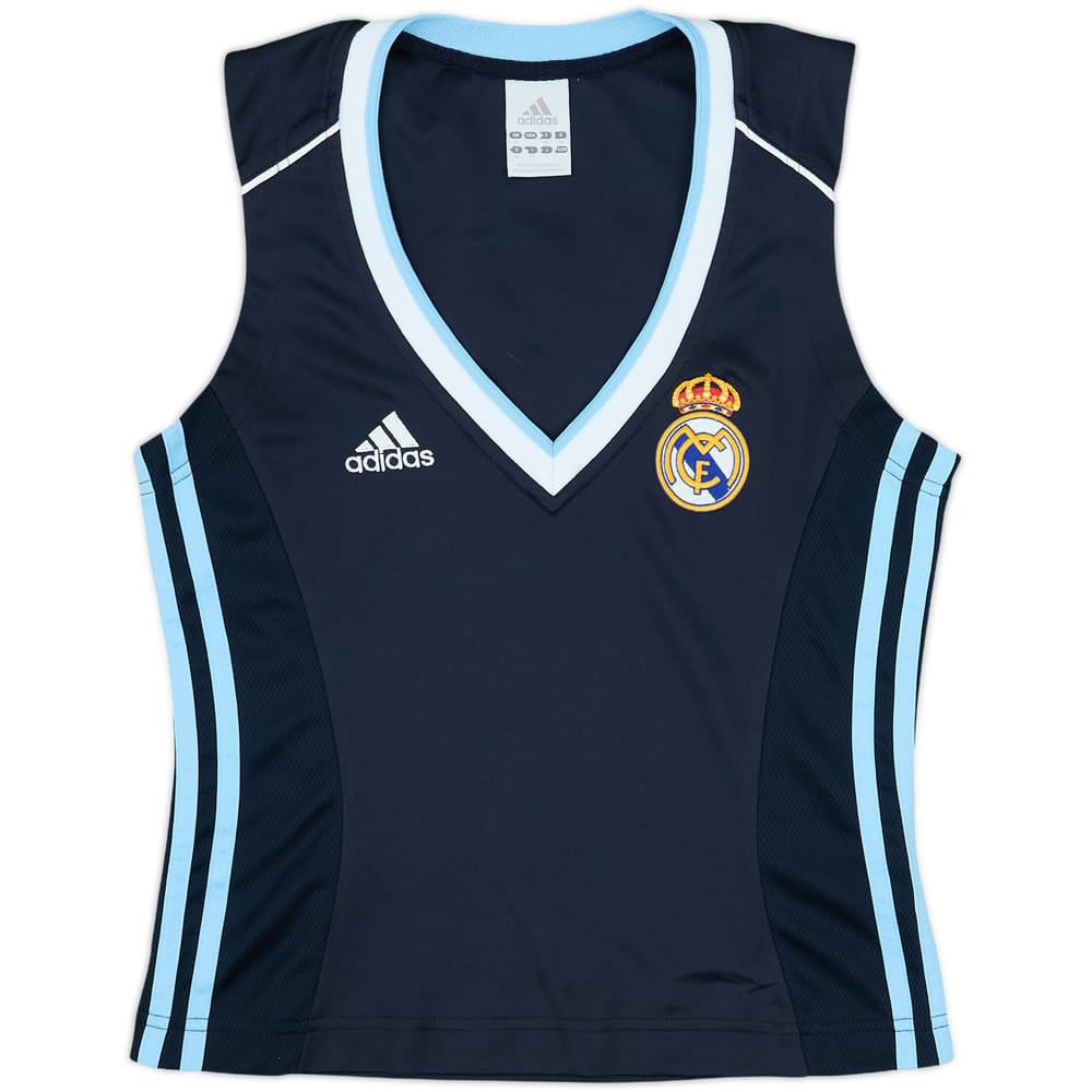 2003-04 Real Madrid adidas Cropped Vest Shirt #7 - 9/10 - (Women's M)