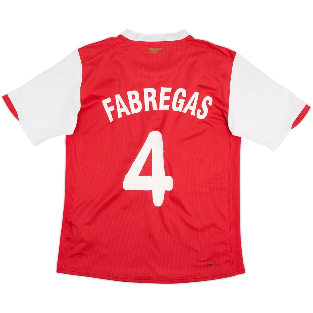 2006-08 Arsenal Home Shirt Fabregas #4 - 5/10 - (12-13 Years)