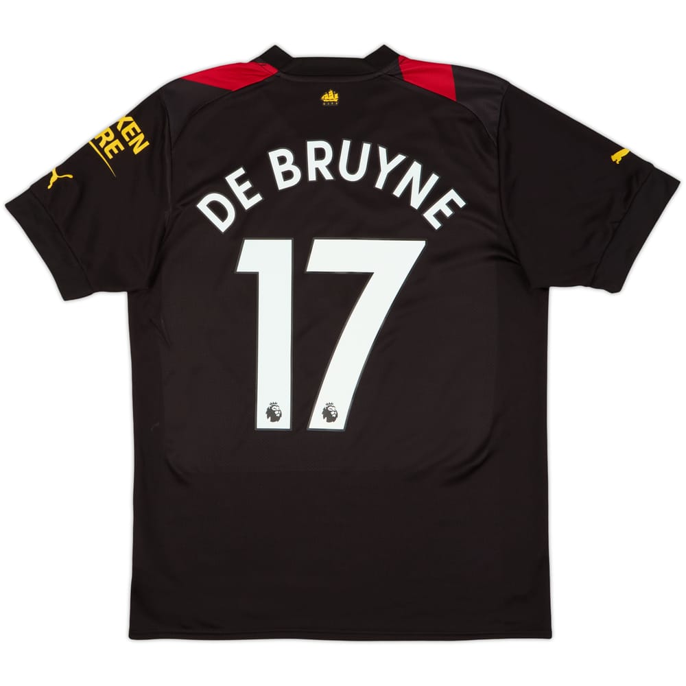 2022-23 Manchester City Away Shirt De Bruyne #17 - 8/10 - (M)