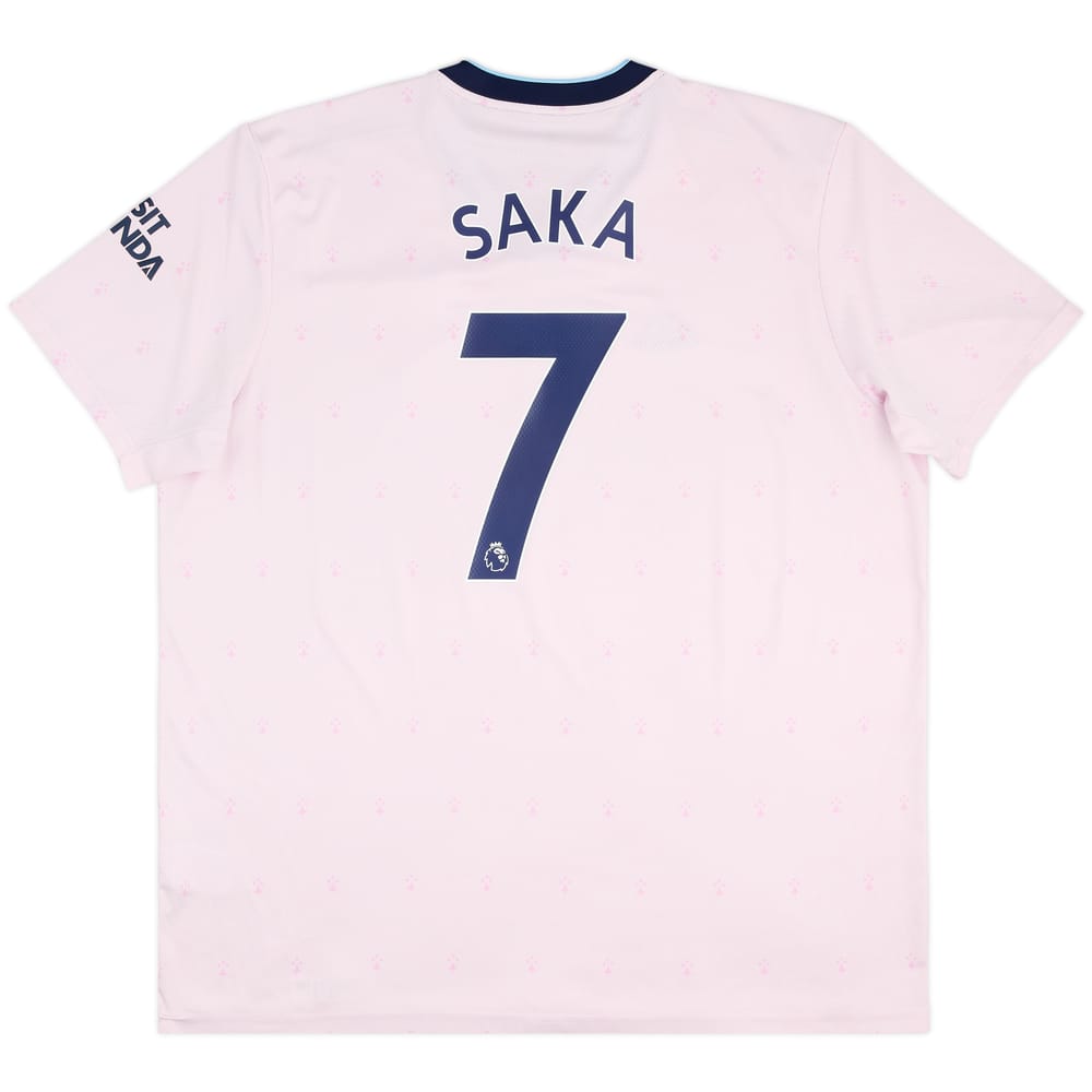 2022-23 Arsenal Third Shirt Saka #7 - 7/10 - (XXL)