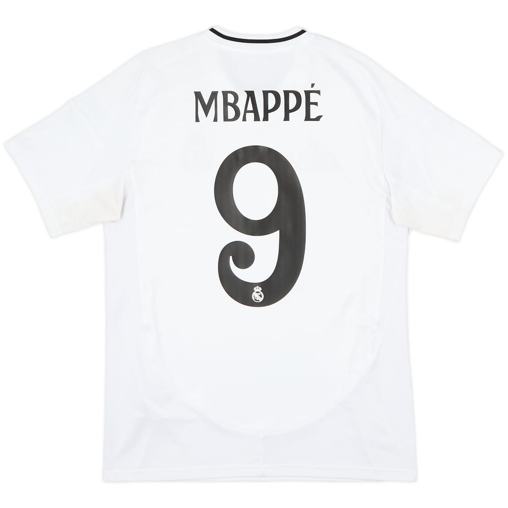 2024-25 Real Madrid Home Shirt Mbappe #9 - 10/10 - (M)