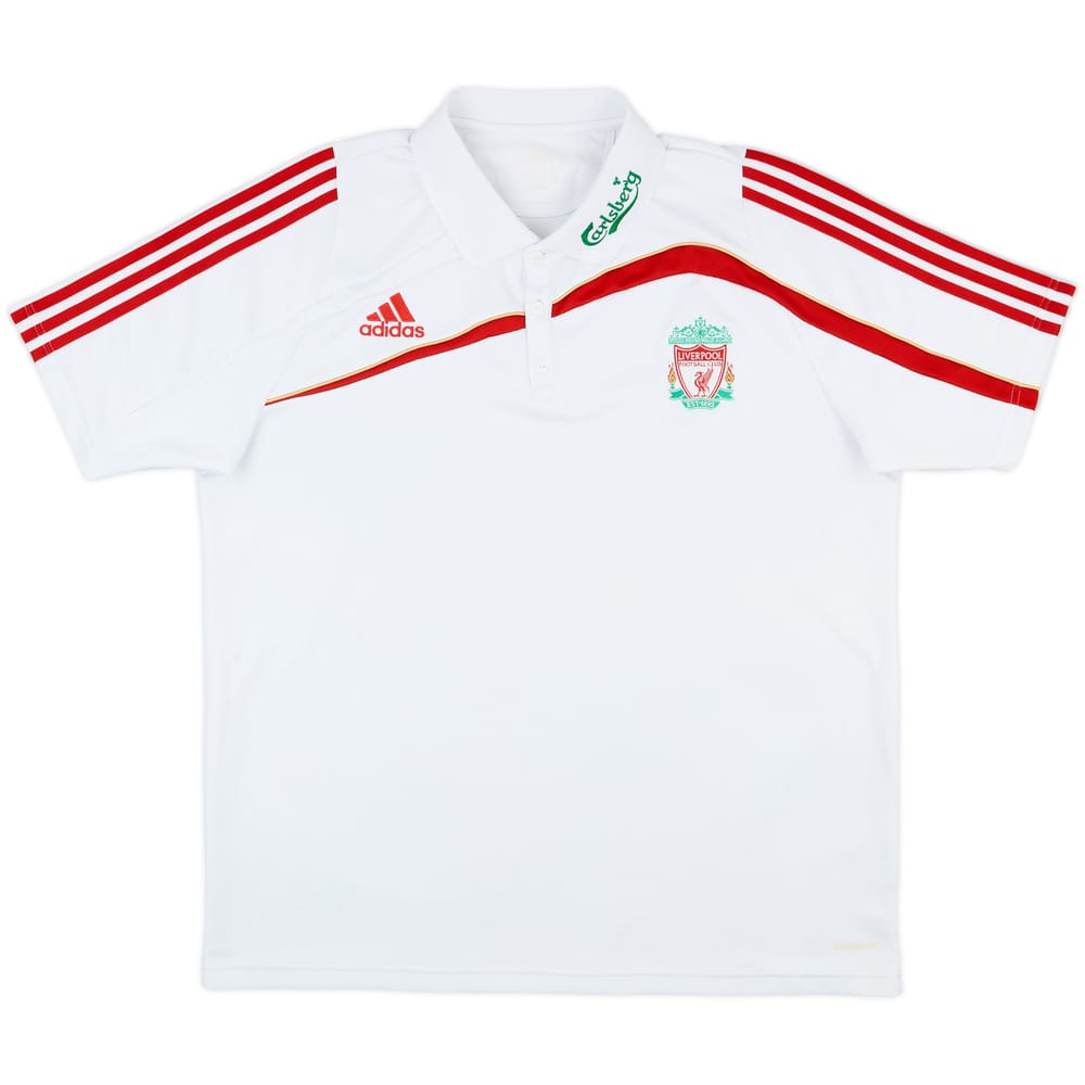 2009-10 Liverpool adidas Polo Shirt - 8/10 - (XL)