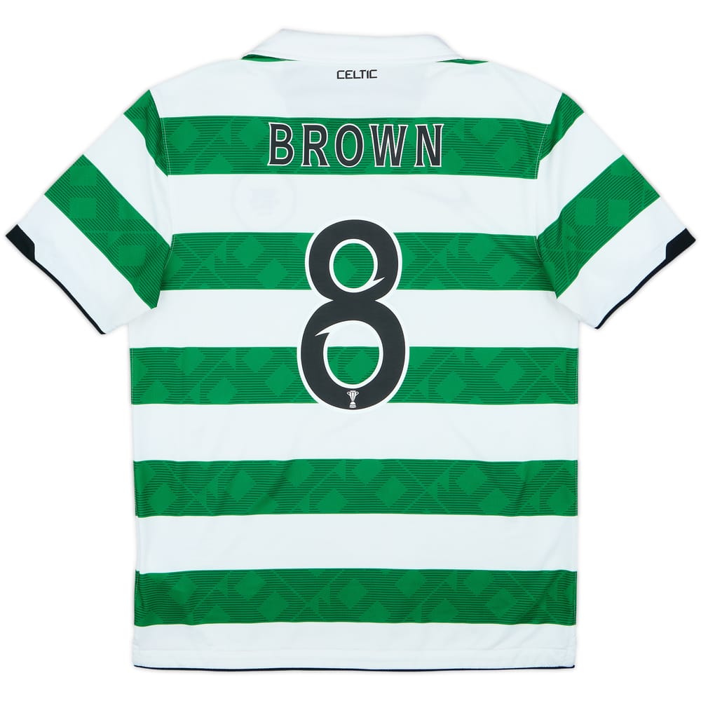 2010-12 Celtic Home Shirt Brown #8 - 5/10 - (M)