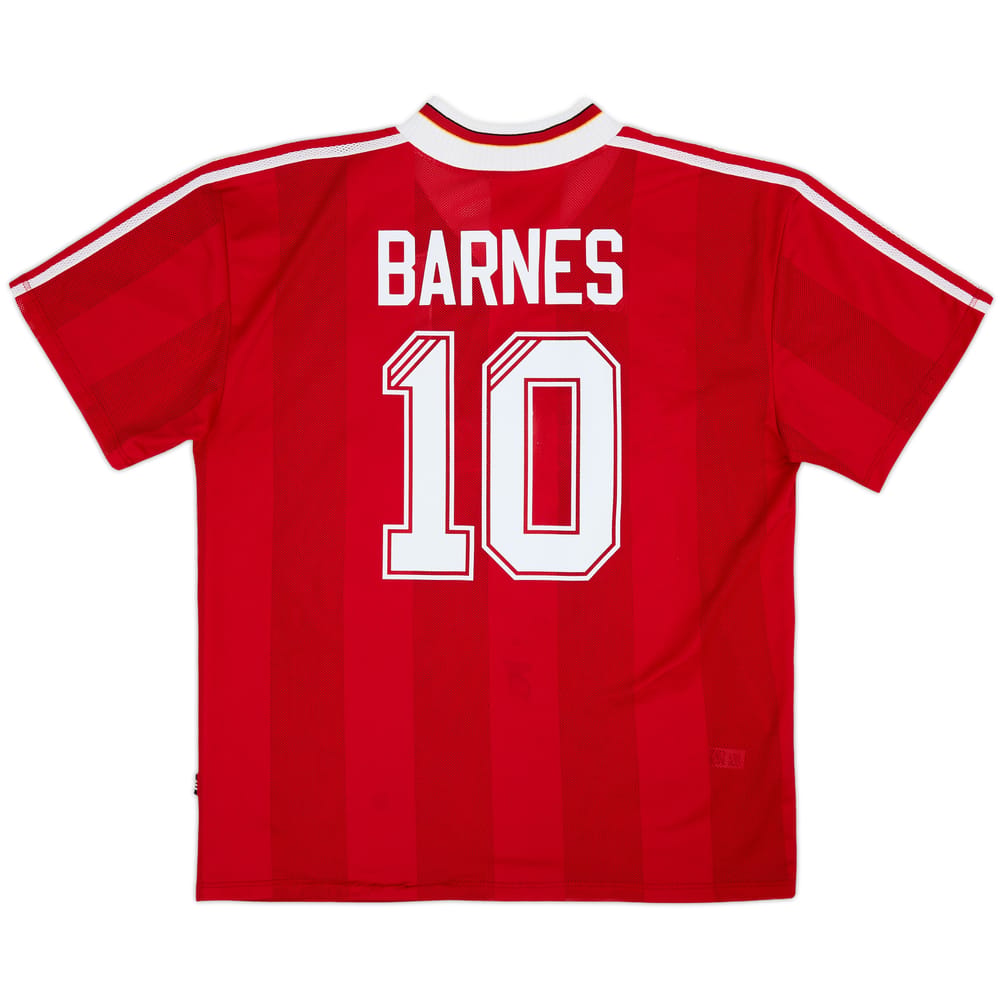 1995-96 Liverpool Home Shirt Barnes #10 - 9/10 - (XXL)