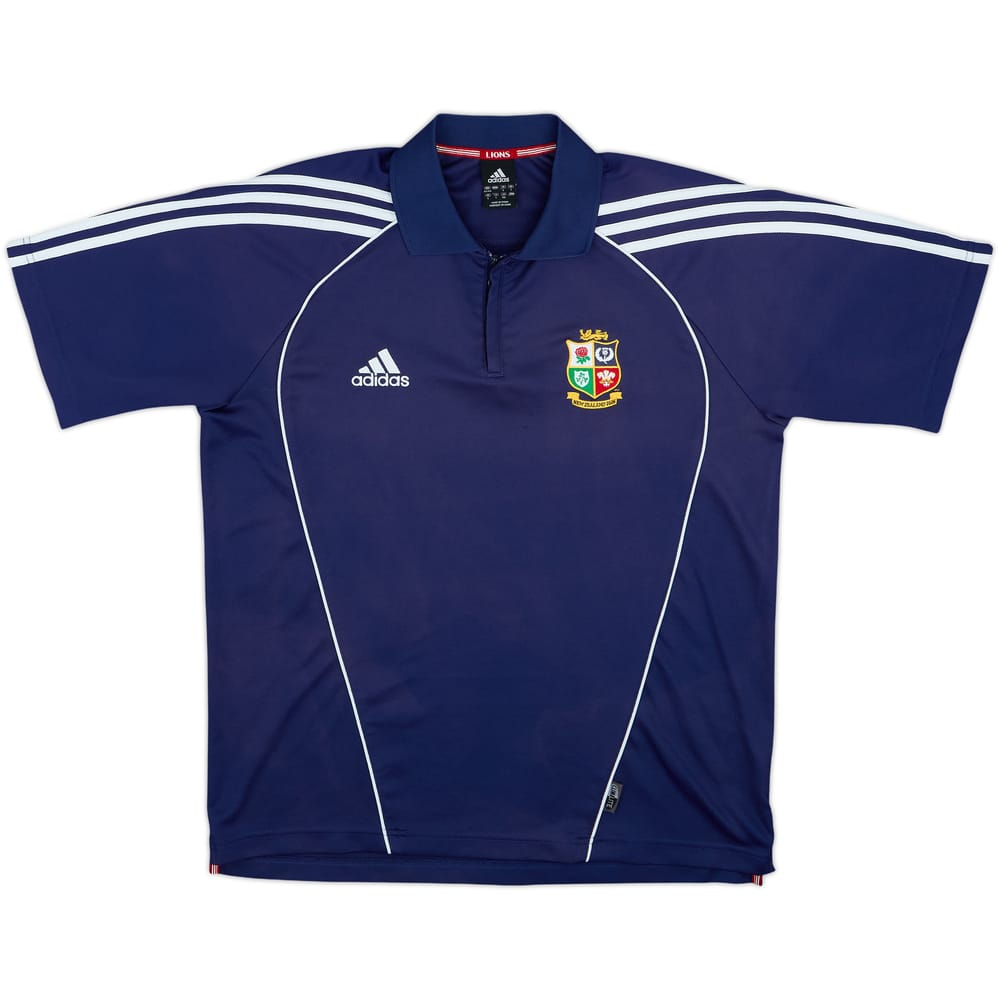 2005 British & Irish Lions adidas 1/4 Zip Polo Shirt - 7/10 - (L)