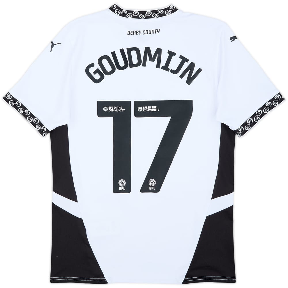 2024-25 Derby County Home Shirt Goudmijn #17 - 7/10 - (S)