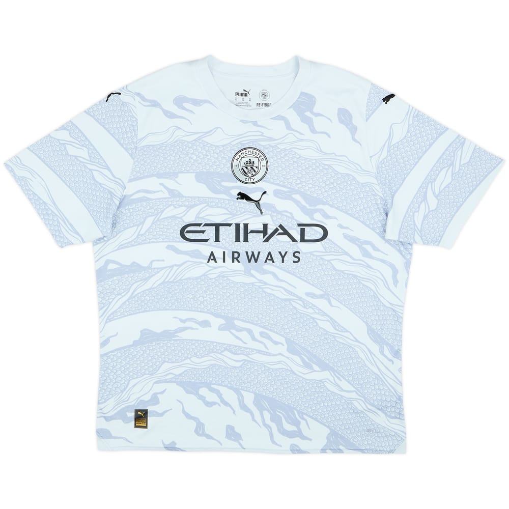 2023-24 Manchester City Puma 'Lunar New Year' Pre-Match Training Shirt - 10/10 - (XL)